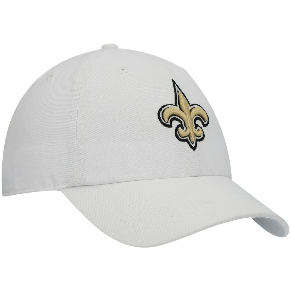 47 brand New Orleans Saints '47 Women's Miata Clean Up Logo Adjustable Hat White