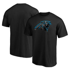 Carolina Panthers Midnight Mascot Team Logo T-Shirt Black