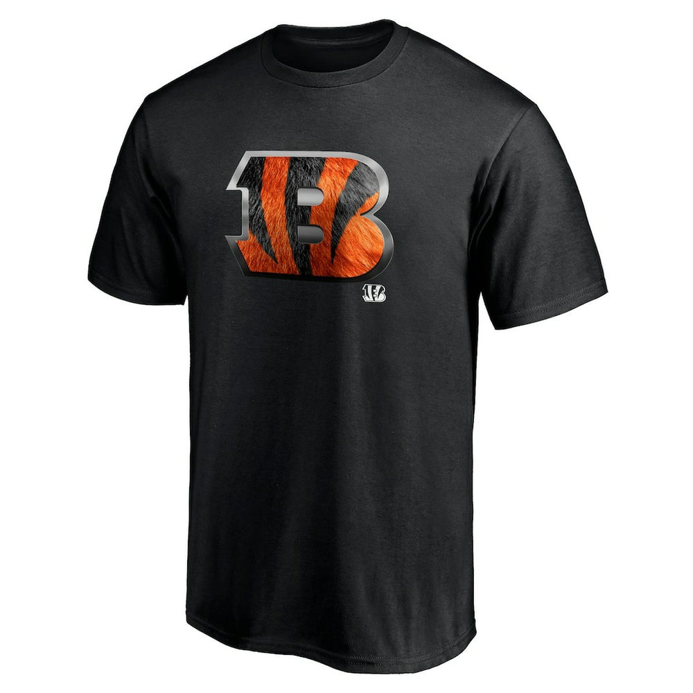 Cincinnati Bengals Midnight Mascot Team Logo T-Shirt Black
