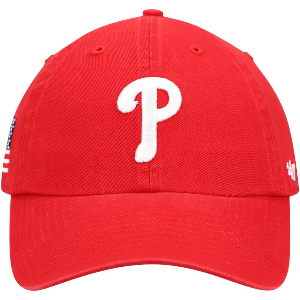 Philadelphia Phillies '47 Heritage Clean Up Adjustable Hat - Red - 47 brand Online