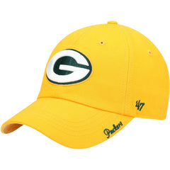 47 brand Green Bay Packers '47 Women's Miata Clean Up Secondary Adjustable Hat Gold
