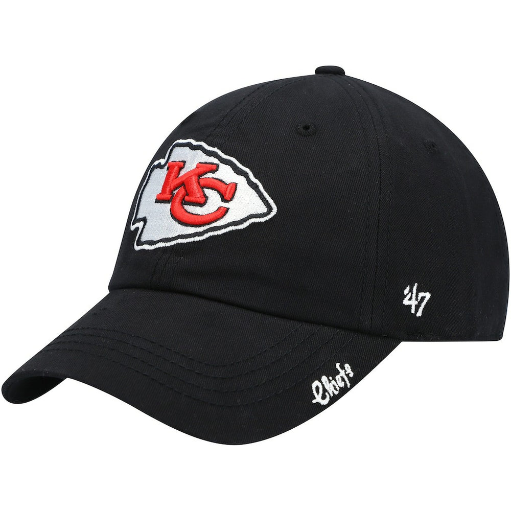 47 brand Kansas City Chiefs '47 Women's Miata Clean Up Secondary Adjustable Hat Black