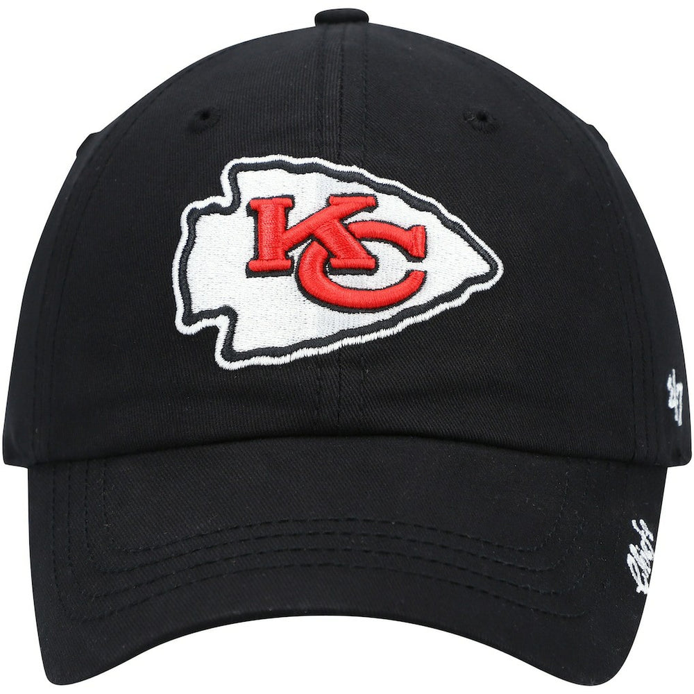 47 brand Kansas City Chiefs '47 Women's Miata Clean Up Secondary Adjustable Hat Black