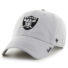 47 brand Las Vegas Raiders '47 Women's Miata Clean Up Secondary Adjustable Hat Silver