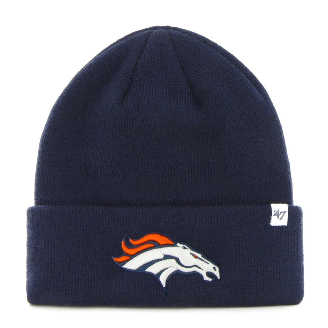 47 brand Denver Broncos '47 Primary Basic Cuffed Knit Hat Navy