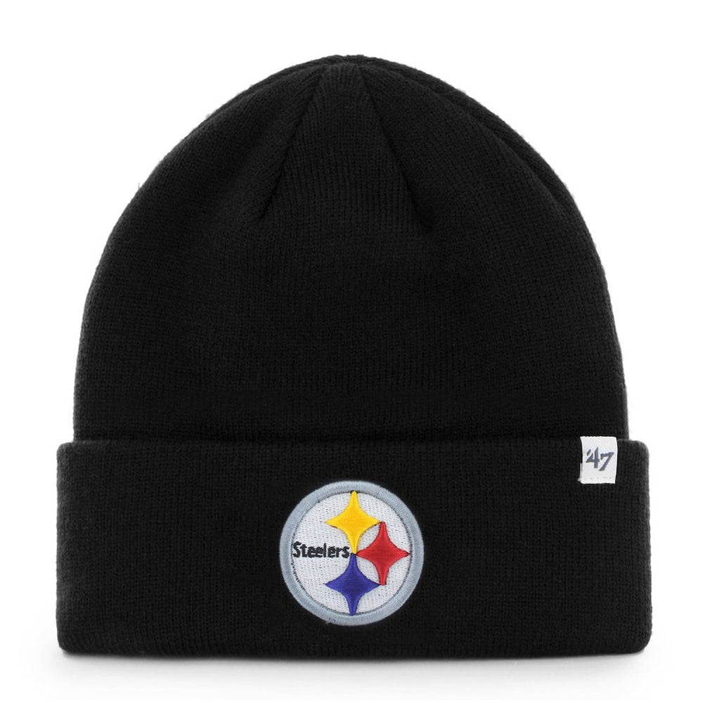 47 brand Pittsburgh Steelers '47 Primary Basic Cuffed Knit Hat Black