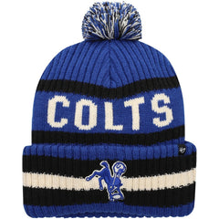 47 brand Indianapolis Colts '47 Bering Cuffed Knit Hat with Pom Royal