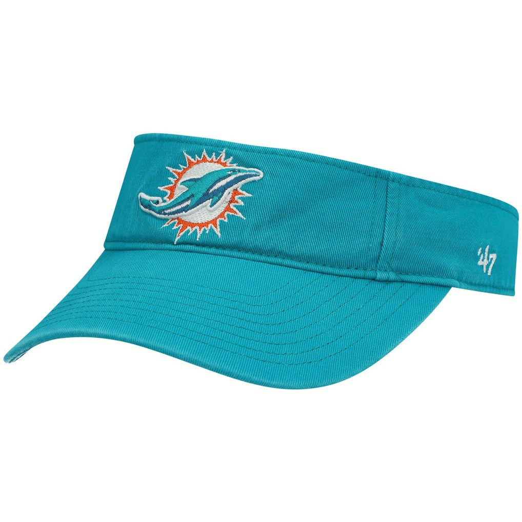 47 brand Miami Dolphins '47 Clean Up Visor Aqua