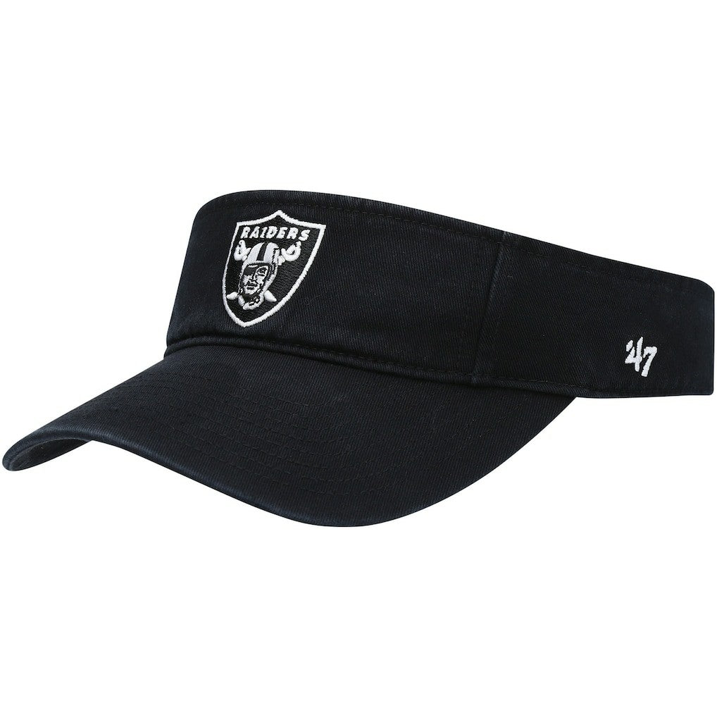 47 brand Las Vegas Raiders '47 Clean Up Visor Black