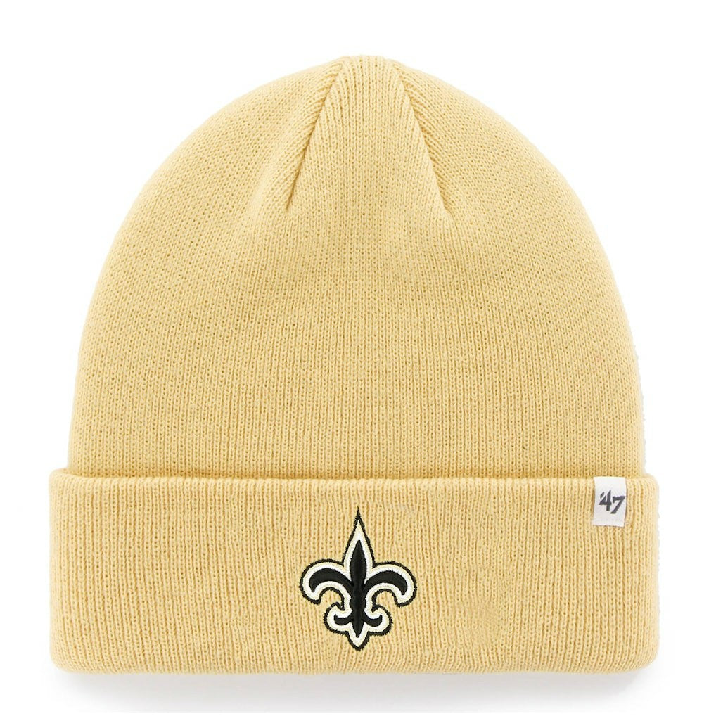 47 brand New Orleans Saints '47 Secondary Basic Cuffed Knit Hat Gold