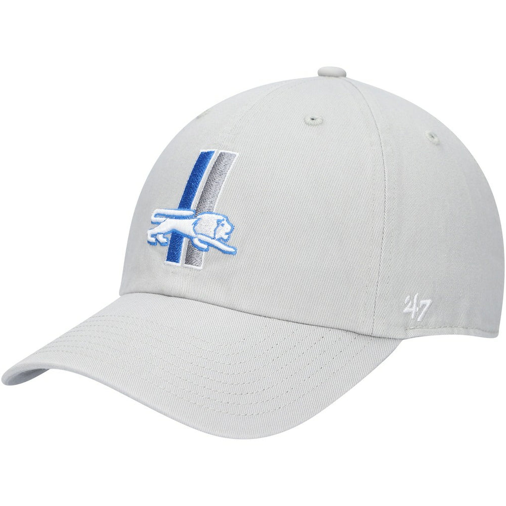 47 brand Detroit Lions '47 Clean Up Adjustable Hat Gray
