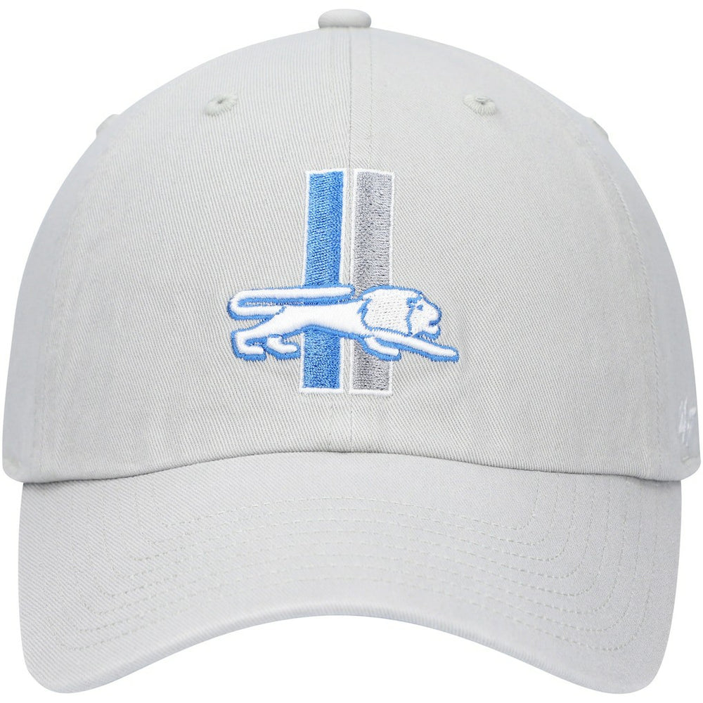 47 brand Detroit Lions '47 Clean Up Adjustable Hat Gray