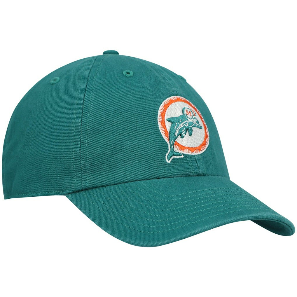 47 brand Miami Dolphins '47 Clean Up Adjustable Hat Aqua