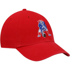 47 brand New England Patriots '47 Clean Up Adjustable Hat Red