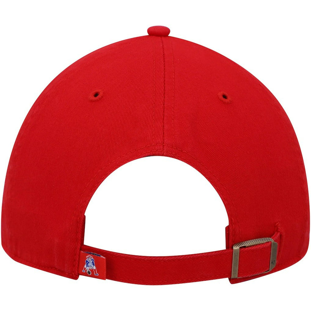 47 brand New England Patriots '47 Clean Up Adjustable Hat Red