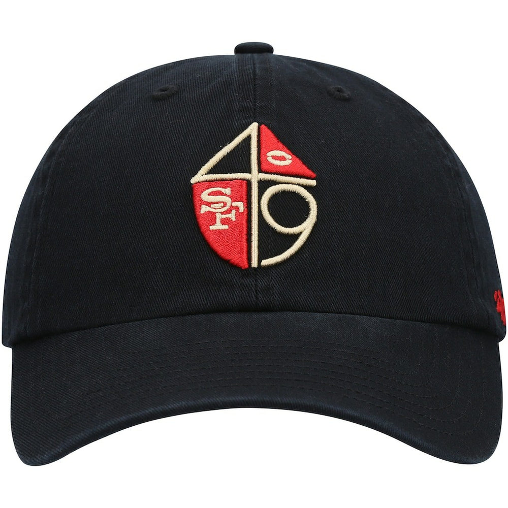 47 brand San Francisco 49ers '47 Clean Up Adjustable Hat Black