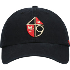 47 brand San Francisco 49ers '47 Clean Up Adjustable Hat Black