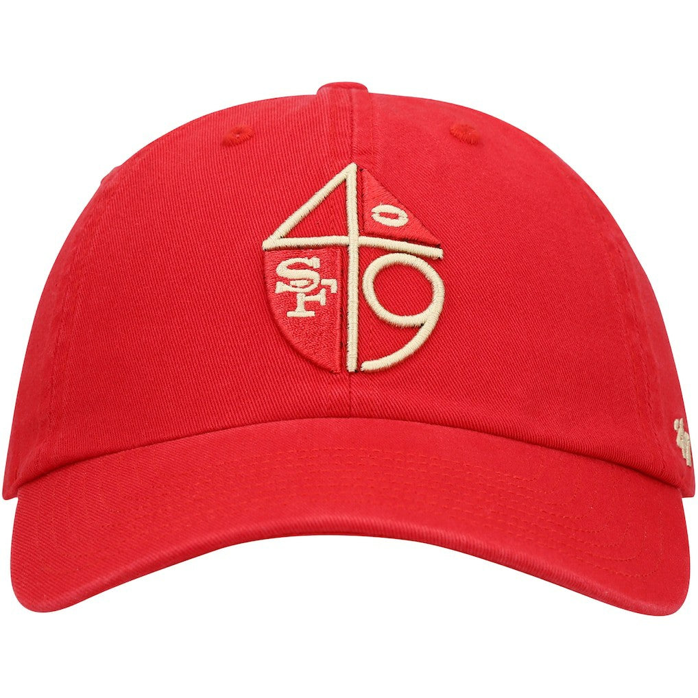 47 brand San Francisco 49ers '47 Clean Up Adjustable Hat Scarlet