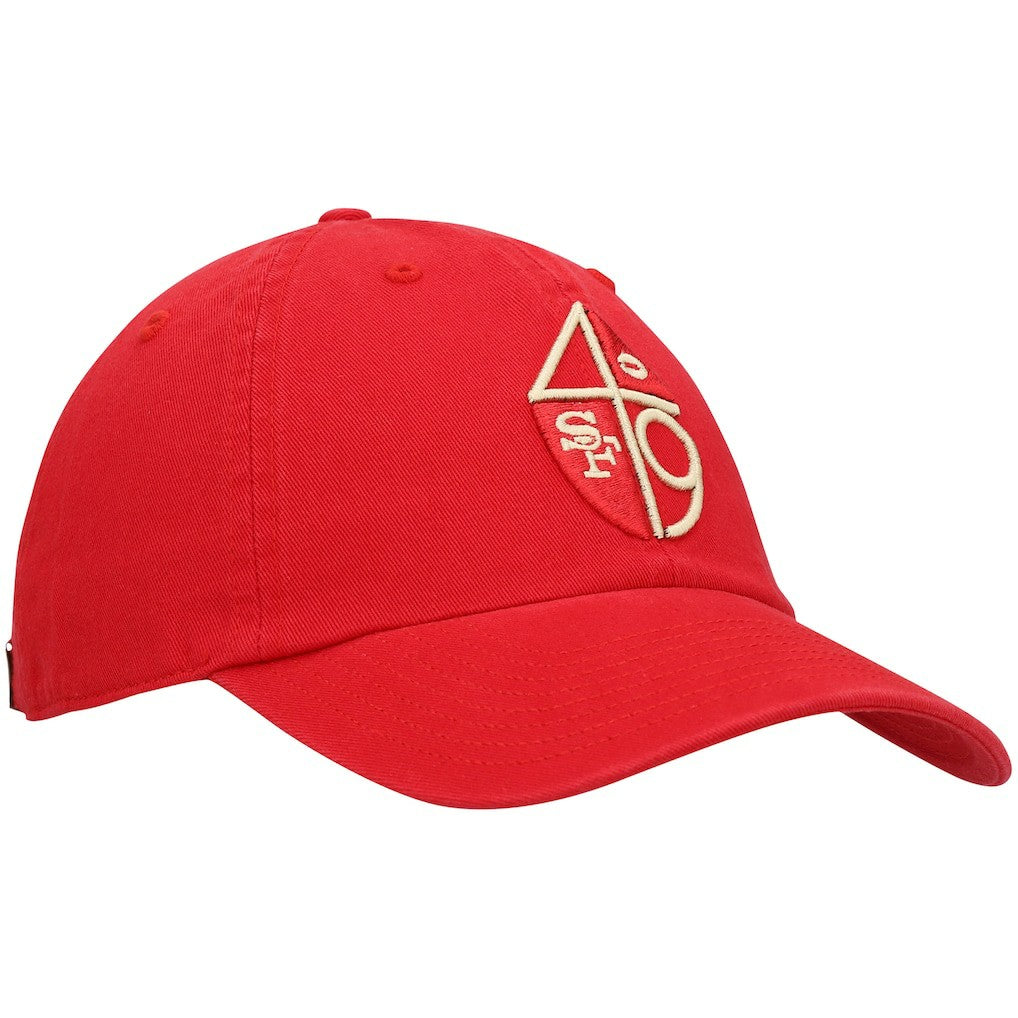 47 brand San Francisco 49ers '47 Clean Up Adjustable Hat Scarlet
