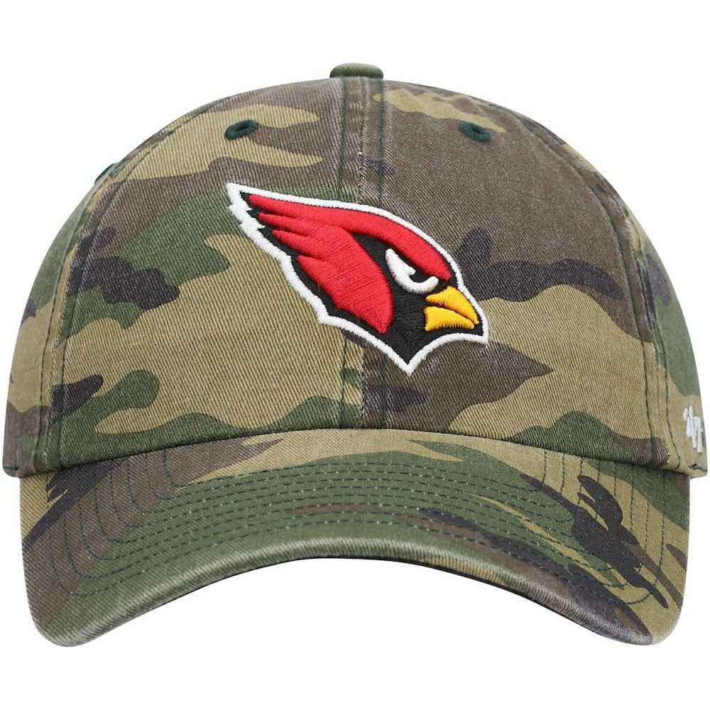 47 brand Arizona Cardinals '47 Woodland Clean Up Adjustable Hat Camo