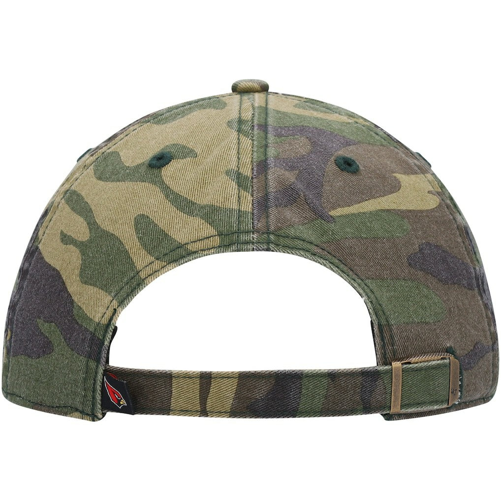 47 brand Arizona Cardinals '47 Woodland Clean Up Adjustable Hat Camo