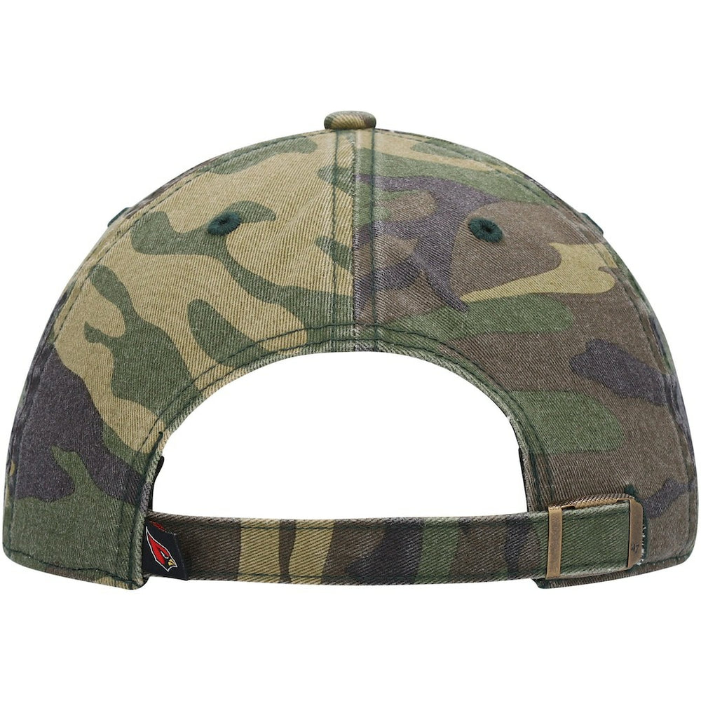 47 brand Arizona Cardinals '47 Woodland Clean Up Adjustable Hat Camo