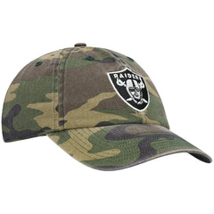 47 brand Las Vegas Raiders '47 Woodland Clean Up Adjustable Hat Camo