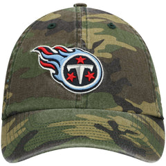 47 brand Tennessee Titans '47 Woodland Clean Up Adjustable Hat Camo