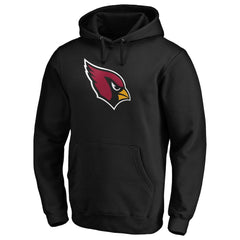 Arizona Cardinals Primary Logo Fitted Pullover Hoodie Black