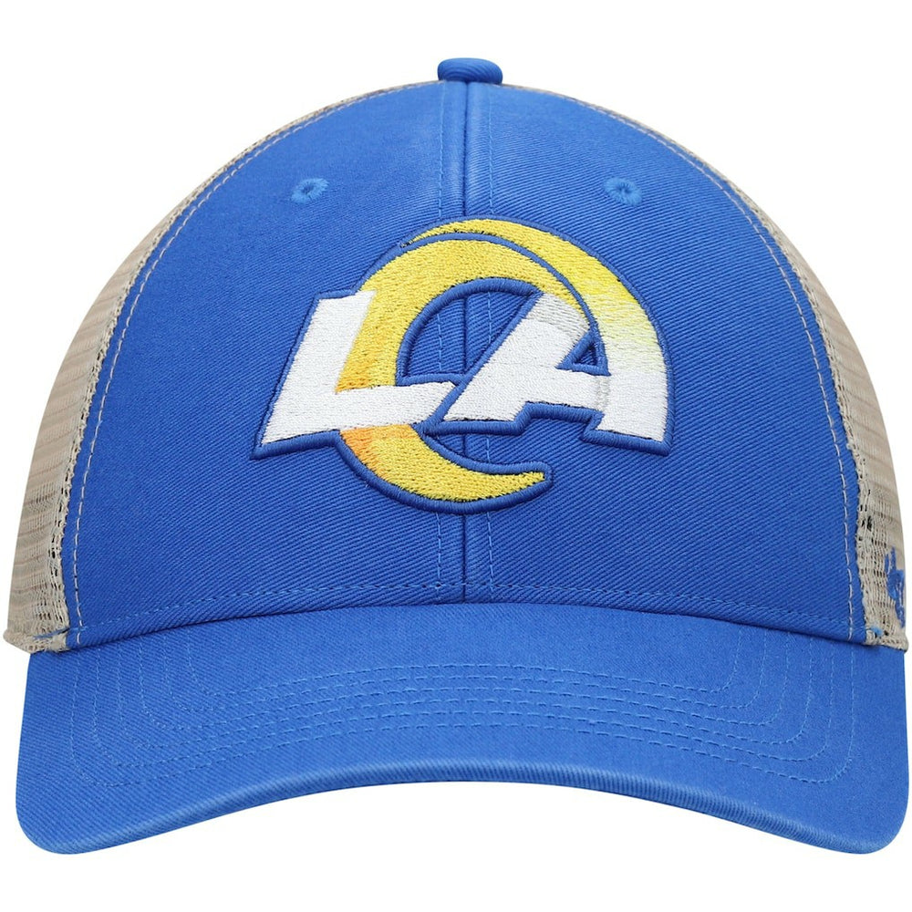 47 brand Los Angeles Rams '47 Flagship Logo MVP Snapback Hat Royal/Natural