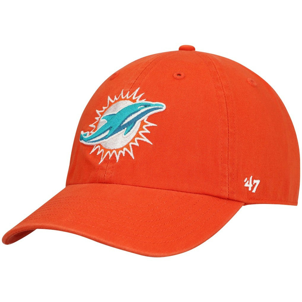47 brand Miami Dolphins '47 Secondary Clean Up Adjustable Hat Orange