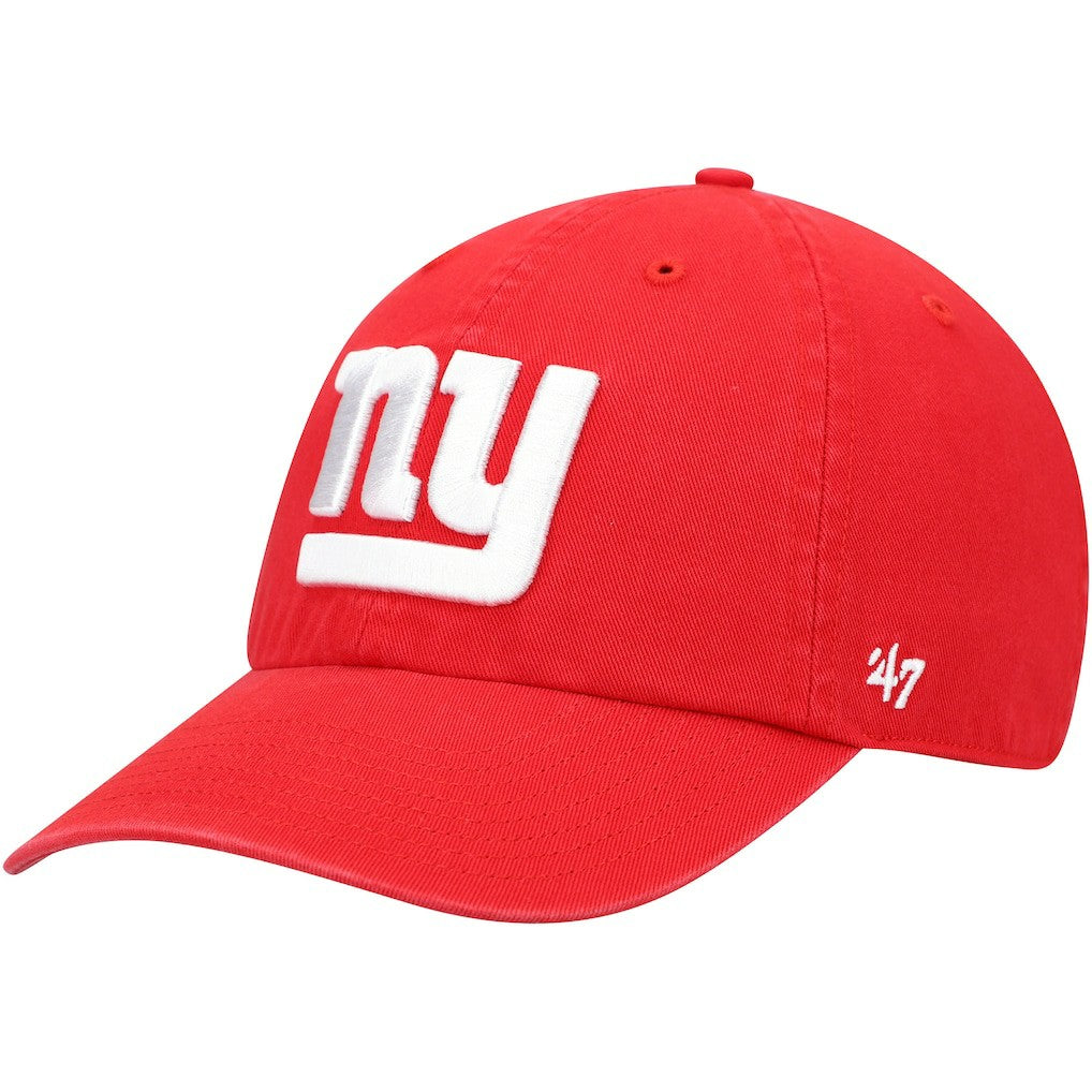 47 brand New York Giants '47 Secondary Clean Up Adjustable Hat Red