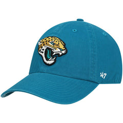 47 brand Jacksonville Jaguars '47 Secondary Clean Up Adjustable Hat Teal