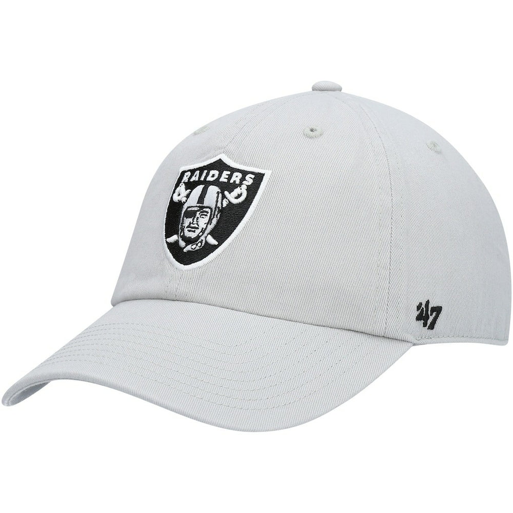 47 brand Las Vegas Raiders '47 Secondary Clean Up Adjustable Hat Gray