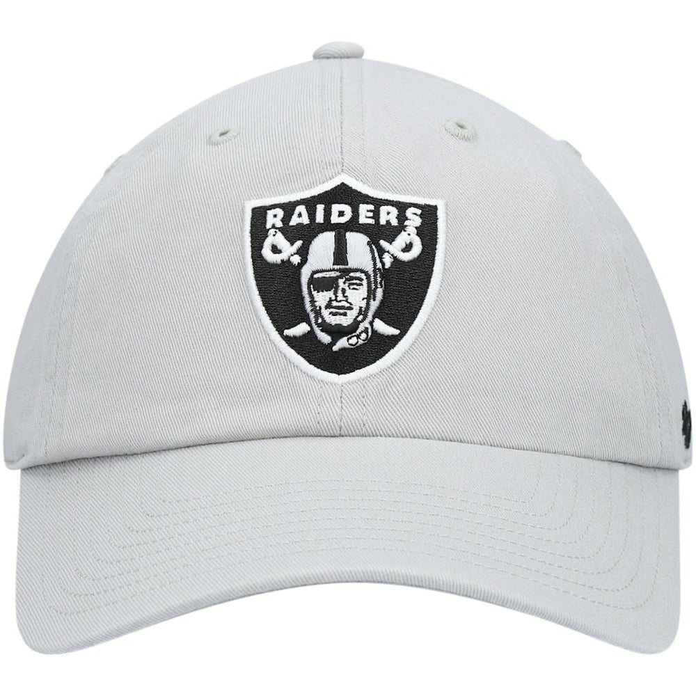 47 brand Las Vegas Raiders '47 Secondary Clean Up Adjustable Hat Gray