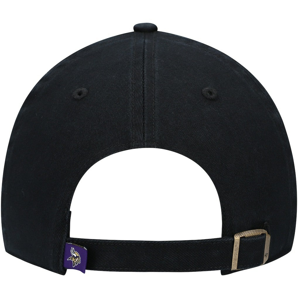 47 brand Minnesota Vikings '47 Secondary Clean Up Adjustable Hat Black