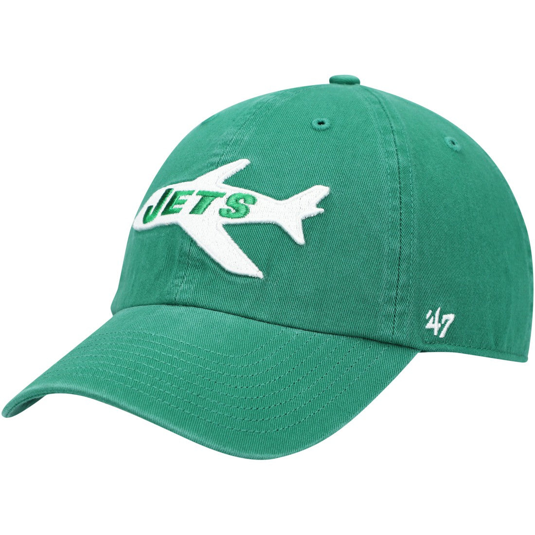 47 brand New York Jets '47 Clean Up Adjustable Hat Kelly Green