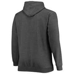 Fanatics New Orleans Saints Big & Tall Practice Pullover Hoodie Heathered Charcoal
