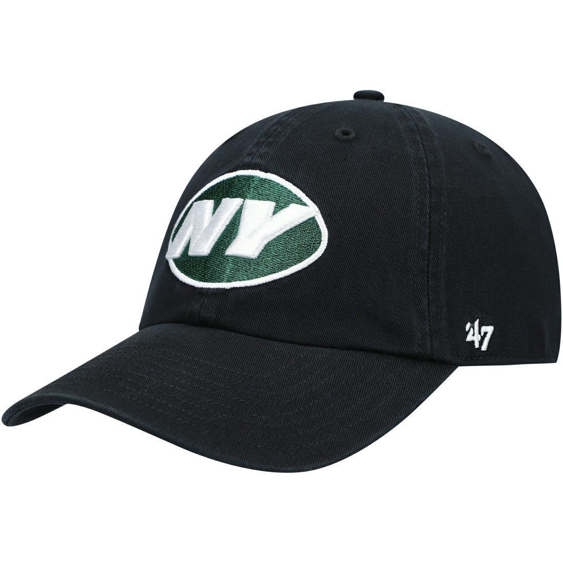 47 brand New York Jets '47 Clean Up Alternate Adjustable Hat Black