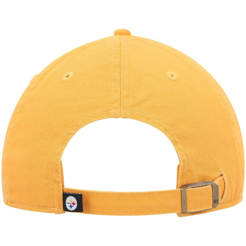 47 brand Pittsburgh Steelers '47 Clean Up Alternate Adjustable Hat Gold