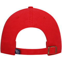 47 brand Tennessee Titans '47 Clean Up Alternate Adjustable Hat Red