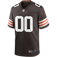 Nike Cleveland Browns Custom Game Jersey Brown