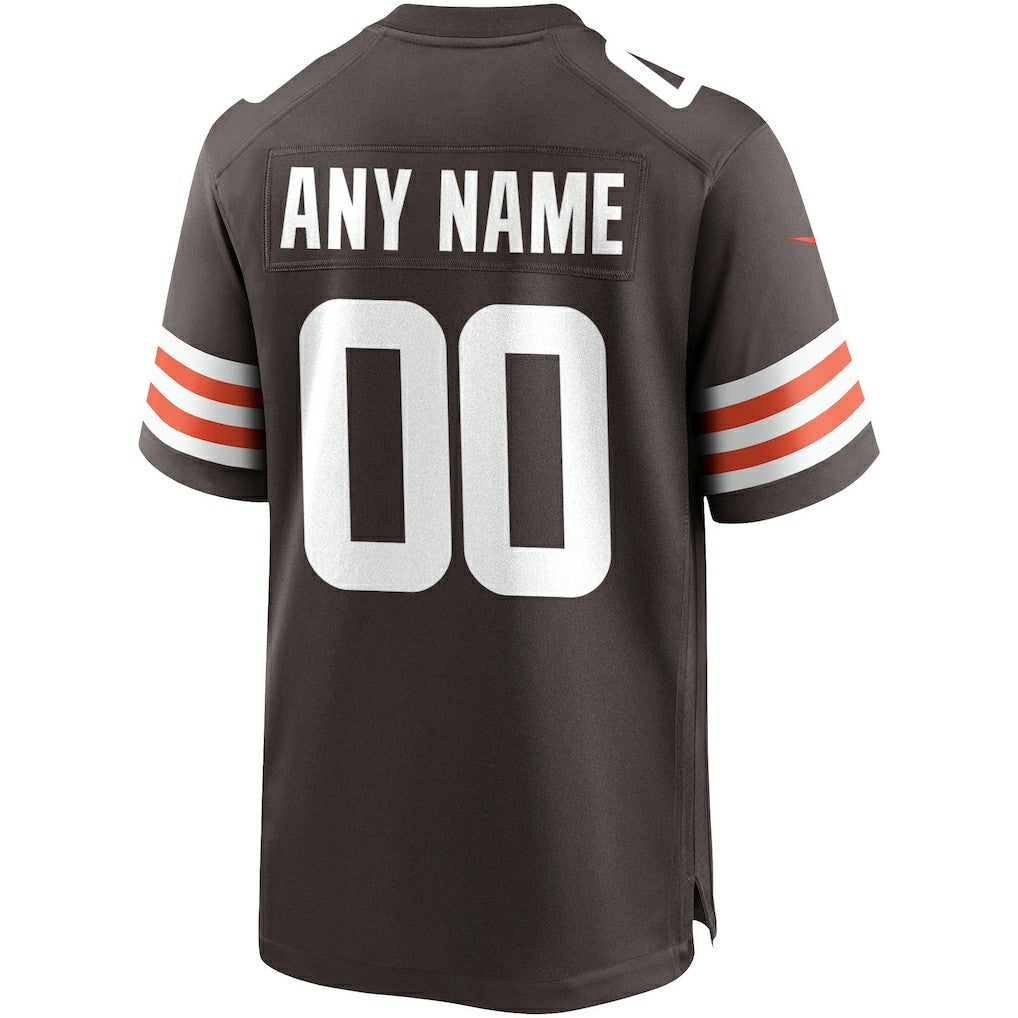 Nike Cleveland Browns Custom Game Jersey Brown