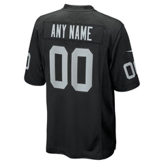 Nike Las Vegas Raiders Custom Game Jersey Black