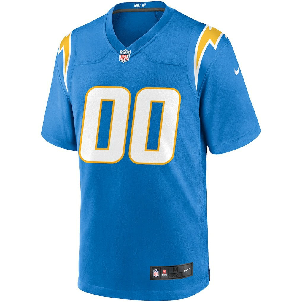 Nike Los Angeles Chargers Custom Game Jersey Powder Blue