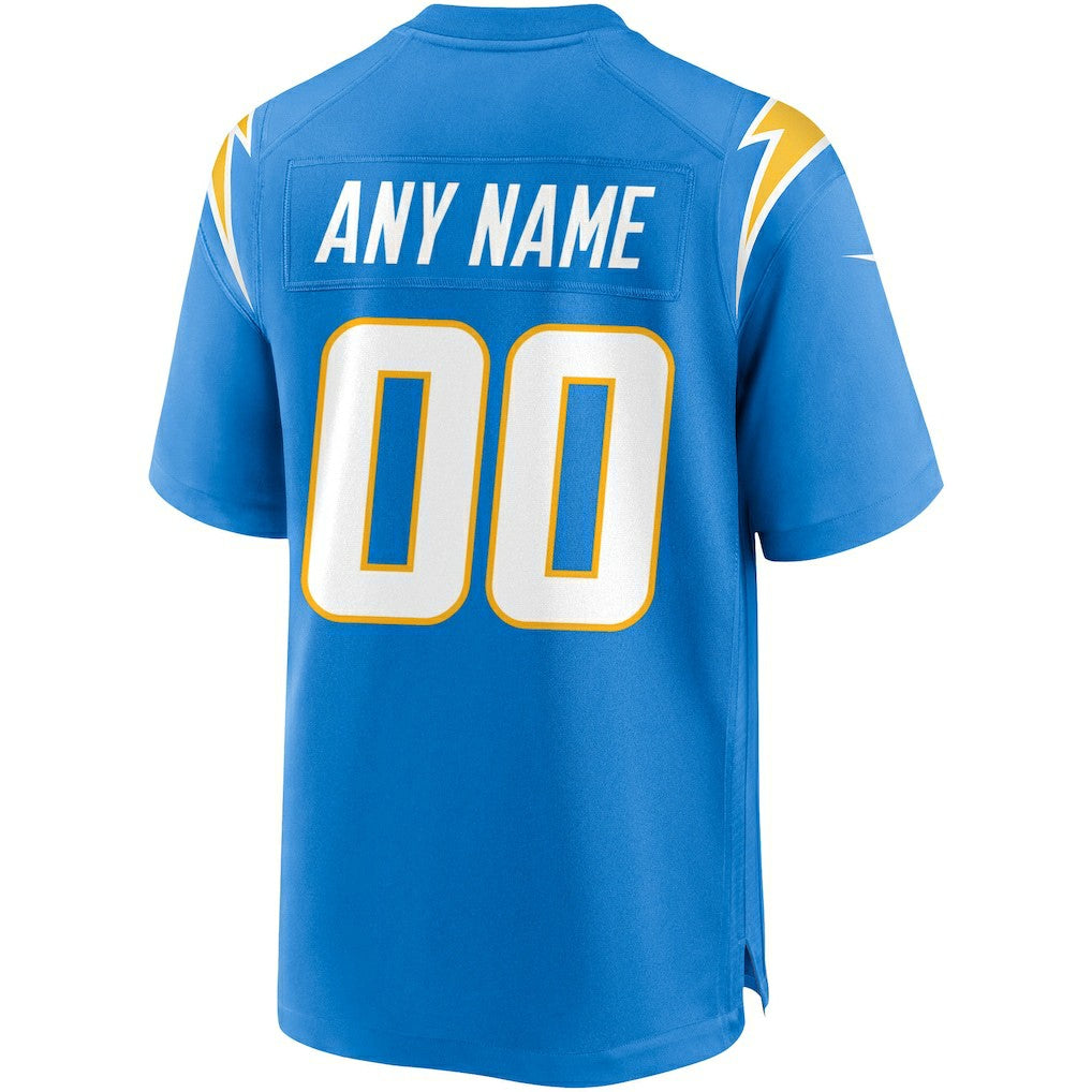 Nike Los Angeles Chargers Custom Game Jersey Powder Blue