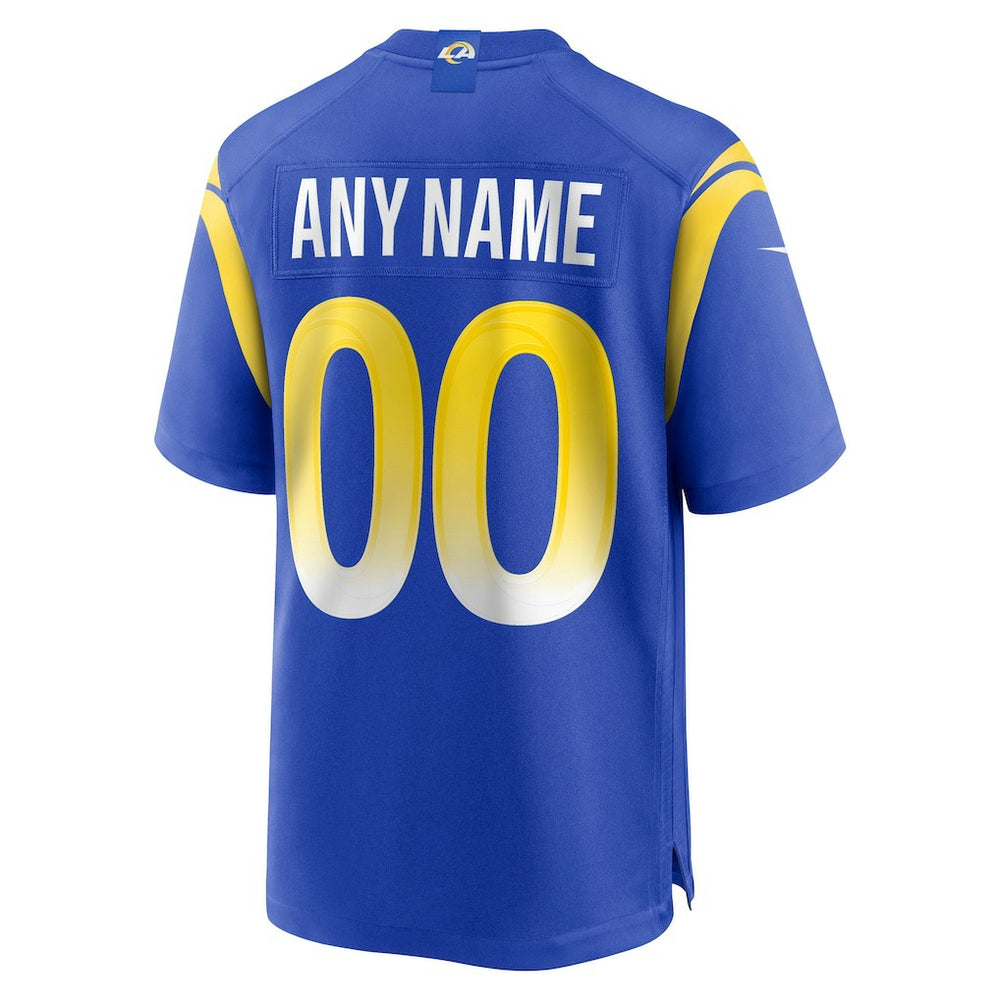 Nike Los Angeles Rams Custom Game Jersey Royal
