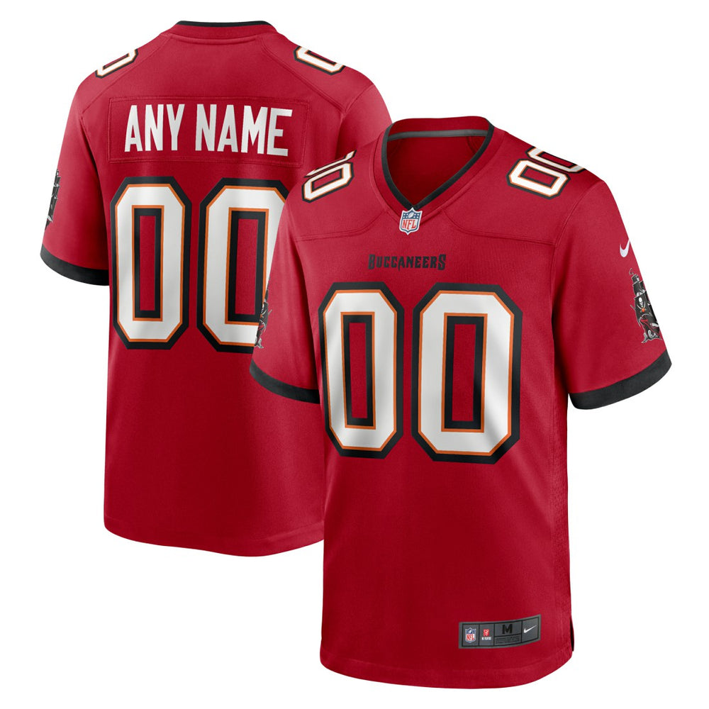 Nike Men's Red Tampa Bay Buccaneers Team Custom Game Jersey