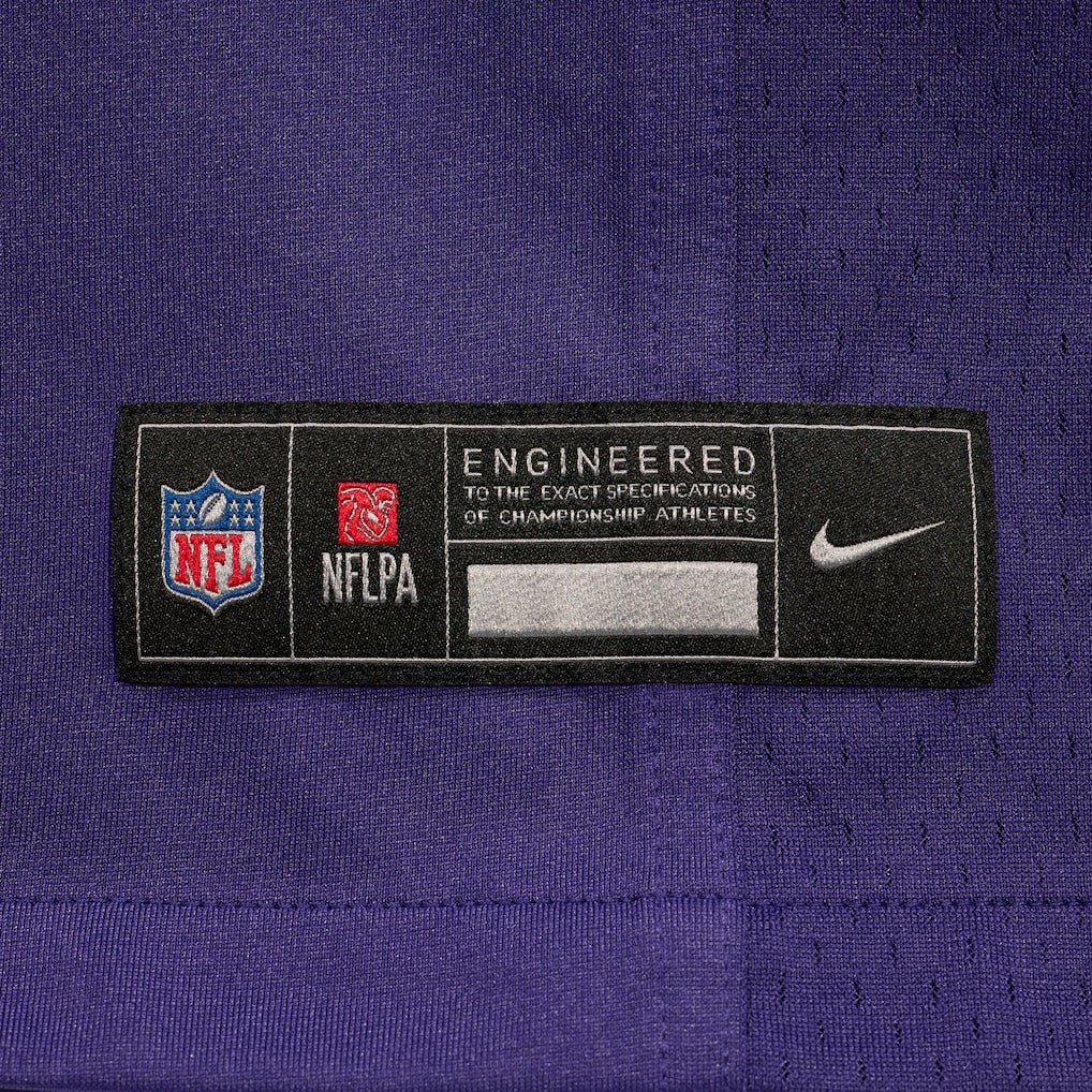 Nike Baltimore Ravens Custom Game Jersey Purple