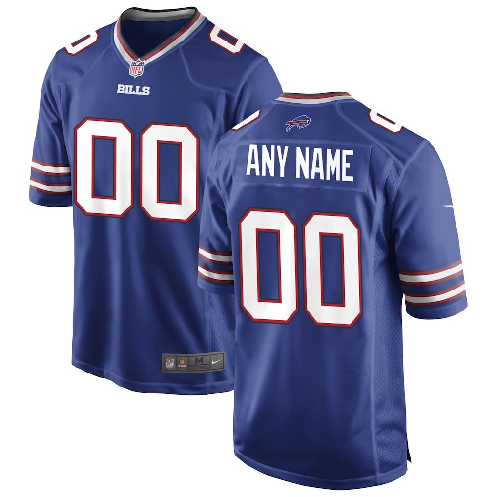 Nike Buffalo Bills Custom Game Jersey Royal